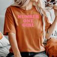 Number One Girl レディースオーバーサイズコンフォートTシャツ Yam