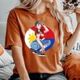 Pinay Girl フィリピン 強い フィリピン国旗 フィリピンプライド レディースオーバーサイズコンフォートTシャツ Yam