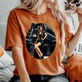 Pinup Girl Warbird 軍用航空機 航空機 レディースオーバーサイズコンフォートTシャツ Yam