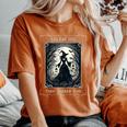 Salem 1692 They Missed One Witch Tarot Card ハロウィンtシャツ レディースオーバーサイズコンフォートTシャツ Yam