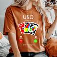 Uno Calls And I Must Be For Children レディースオーバーサイズコンフォートTシャツ Yam