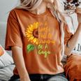 In A World Full Of Grandmas Be A Gaga Grandma Quote Women's Oversized Comfort T-Shirt Yam