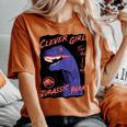 ジュラシック・ワールド Clever Girljurassic Park レディースオーバーサイズコンフォートTシャツ Yam