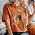 ビーグルシャツ ビーグルtシャツ Love Is Dog Mom Dad 子犬 ペット キュート レディースオーバーサイズコンフォートTシャツ Yam