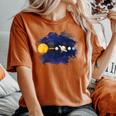 太陽系惑星 科学宇宙ファン 男の子 女の子tem キッズ レディースオーバーサイズコンフォートTシャツ Yam