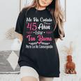 45 Cumpleaños 45 Años Hecha En 1980 Regalos Camiseta extragrande cómoda para mujer Black