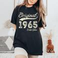 60Th Birthday Womenintage 1965 Original Parts レディースオーバーサイズコンフォートTシャツ Black