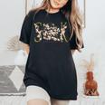 Beauty Flower（6） レディースオーバーサイズコンフォートTシャツ Black