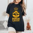 Bonsai Queen Penjing Penzai Bonsai 盆栽 レディースオーバーサイズコンフォートTシャツ Black