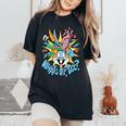Bugs Bunny What's Up Doc レディースオーバーサイズコンフォートTシャツ Black