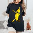 Dabbing バナナ ハワイアン トロピカル フルーツ好き 男性 女性 キッズ レディースオーバーサイズコンフォートTシャツ Black