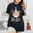 Dada Teddy Bear 1St Birthday Boy Girl Family Matching Party Women's Oversized Comfort T-Shirt Black