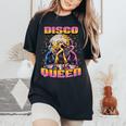 Disco Queen Retro Dancing 70 80 Disco Camiseta extragrande cómoda para mujer Black