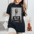 Goose Gotilly Meme 動物愛好家 マグショット 男の子 女の子 レディースオーバーサイズコンフォートTシャツ Black