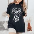 Heavy Metal Taylor Birthday Girl Women's Oversized Comfort T-Shirt Black Heavy Metal Taylor Birthday Girl Women's Oversized Comfort T-Shirt Black