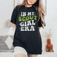 In Mycout Girl Era ファニースカウトガール スカウト キャンプ レディースオーバーサイズコンフォートTシャツ Black