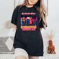 International Women’S Day Empowerment Accelerate Action レディースオーバーサイズコンフォートTシャツ Black