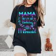 Mama Of The Birthday マーメイドファミリーマッチング レディースオーバーサイズコンフォートTシャツ Black