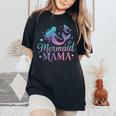 Mermaid Mom Lover Mama Mother's Day Ocean Fantasy Women's Oversized Comfort T-Shirt Black