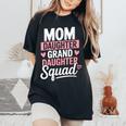 Mom Daughter Granddaughterquad マッチングママ 母の日 レディースオーバーサイズコンフォートTシャツ Black
