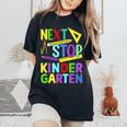 Nexttop 幼稚園 幼稚園 卒業 2025年 男の子 女の子 レディースオーバーサイズコンフォートTシャツ Black