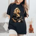 Pinup Girl バイカー オートバイ ライダー ヴィンテージ レディースオーバーサイズコンフォートTシャツ Black