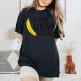 This Is My Banana Costume これが私のバナナの衣装 レディースオーバーサイズコンフォートTシャツ Black