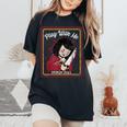 Vintage Horror Play With Me Haunted Ichimatsu Doll レディースオーバーサイズコンフォートTシャツ Black