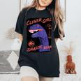 ジュラシック・ワールド Clever Girljurassic Park レディースオーバーサイズコンフォートTシャツ Black