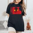 ターボおばあちゃん レディースオーバーサイズコンフォートTシャツ Black