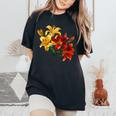 ユリの花 恋人の日 ユリ ホームフラワー ガーデンデザイン レディースオーバーサイズコンフォートTシャツ Black