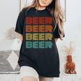 面白いtシャツ 酒 ビール Beer 飲み おもしろ 英語 文字入り 飲み会 酒好き メンズ レディース レディースオーバーサイズコンフォートTシャツ Black