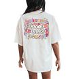 Bestie Squad Bracelets Best Friends Matching Girls Women's Oversized Comfort T-Shirt Back Print Ivory