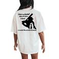 Mother's Day Behind Every Baseball Player Is A Baseball Mom Women's Oversized Comfort T-Shirt Back Print Ivory