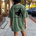 Mother's Day Behind Every Baseball Player Is A Baseball Mom Women's Oversized Comfort T-Shirt Back Print Moss