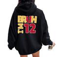 Bruh I'm 12歳 ギフト 男の子 女の子 It's My 12Th Birthday レディース オーバーサイズ パーカー バックプリント Black