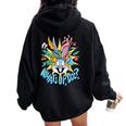 Bugs Bunny What's Up Doc レディース オーバーサイズ パーカー バックプリント Black