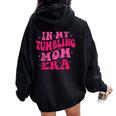 In My Tumbling Mom Era Tumbling Mom Lovers 母の日 レディース オーバーサイズ パーカー バックプリント Black