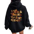 Thick Thighs Virgo Vibes Melanin Black Horoscope Women Oversized Hoodie Back Print Black Thick Thighs Virgo Vibes Melanin Black Horoscope Women Oversized Hoodie Back Print Black
