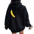 This Is My Banana Costume これが私のバナナの衣装 レディース オーバーサイズ パーカー バックプリント Black