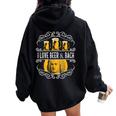オクトーバーフェスト I Love Beer Bier & German クラシックミュージック レディース オーバーサイズ パーカー バックプリント Black