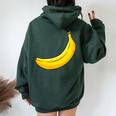 Bananaeganegetarian Merch レディース オーバーサイズ パーカー バックプリント Navy Blue