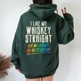 Like My Whiskeytraight Friends Lgbtq Gay Pride Proud Ally レディース オーバーサイズ パーカー バックプリント Navy Blue