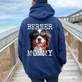 Berner Mommyバーニーズマウンテンドッグ ママ 犬 ママ 母の日 バーニーズマミー レディース オーバーサイズ パーカー バックプリント Forest