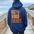 Big Virgo Energy African American Melanin Women Oversized Hoodie Back Print Forest
