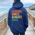 Legendince August 1968 Birthdayintage 1968 レディース オーバーサイズ パーカー バックプリント Forest
