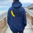 This Is My Banana Costume これが私のバナナの衣装 レディース オーバーサイズ パーカー バックプリント Forest