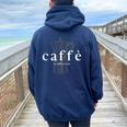イタリアンカフェ Il Caffè Èita Coffee Is Life バリスタラテ 2 レディース オーバーサイズ パーカー バックプリント Forest