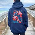 Boho Floral Freedom Democracy Truth Patriotic 4Th Of July Women Oversized Hoodie Back Print Navy Blue Boho Floral Freedom Democracy Truth Patriotic 4Th Of July Women Oversized Hoodie Back Print Navy Blue