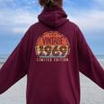 Vintage 1969 Edición Limitada Retro Hecho En 1969 Hombres Es Women Oversized Hoodie Back Print Maroon